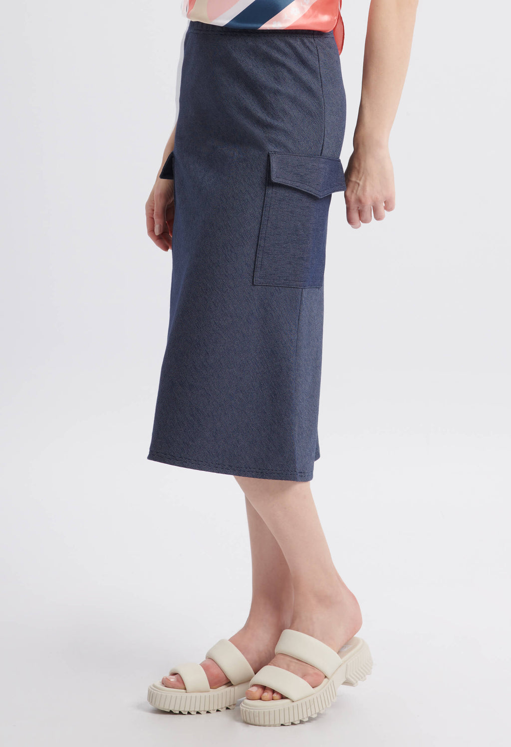 KSL JUPE Summer - Jupe cargo en denim