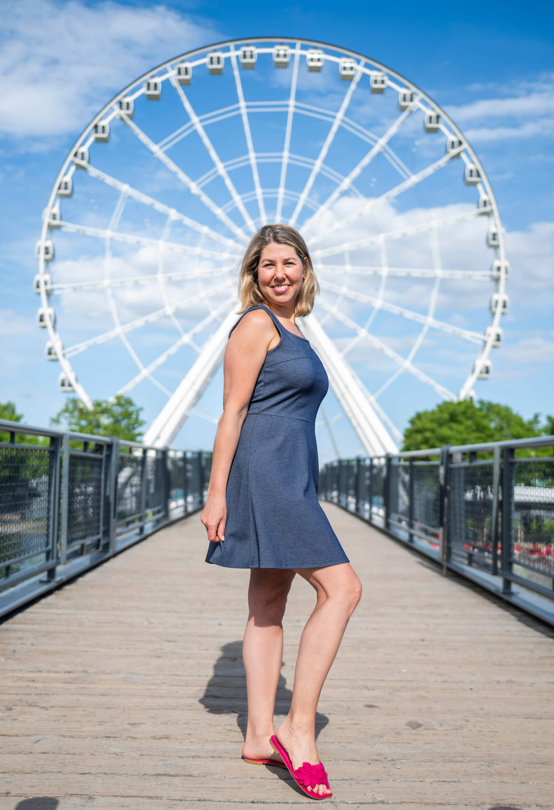 KSL Robe June - Robe sans manches à encolure carrée
