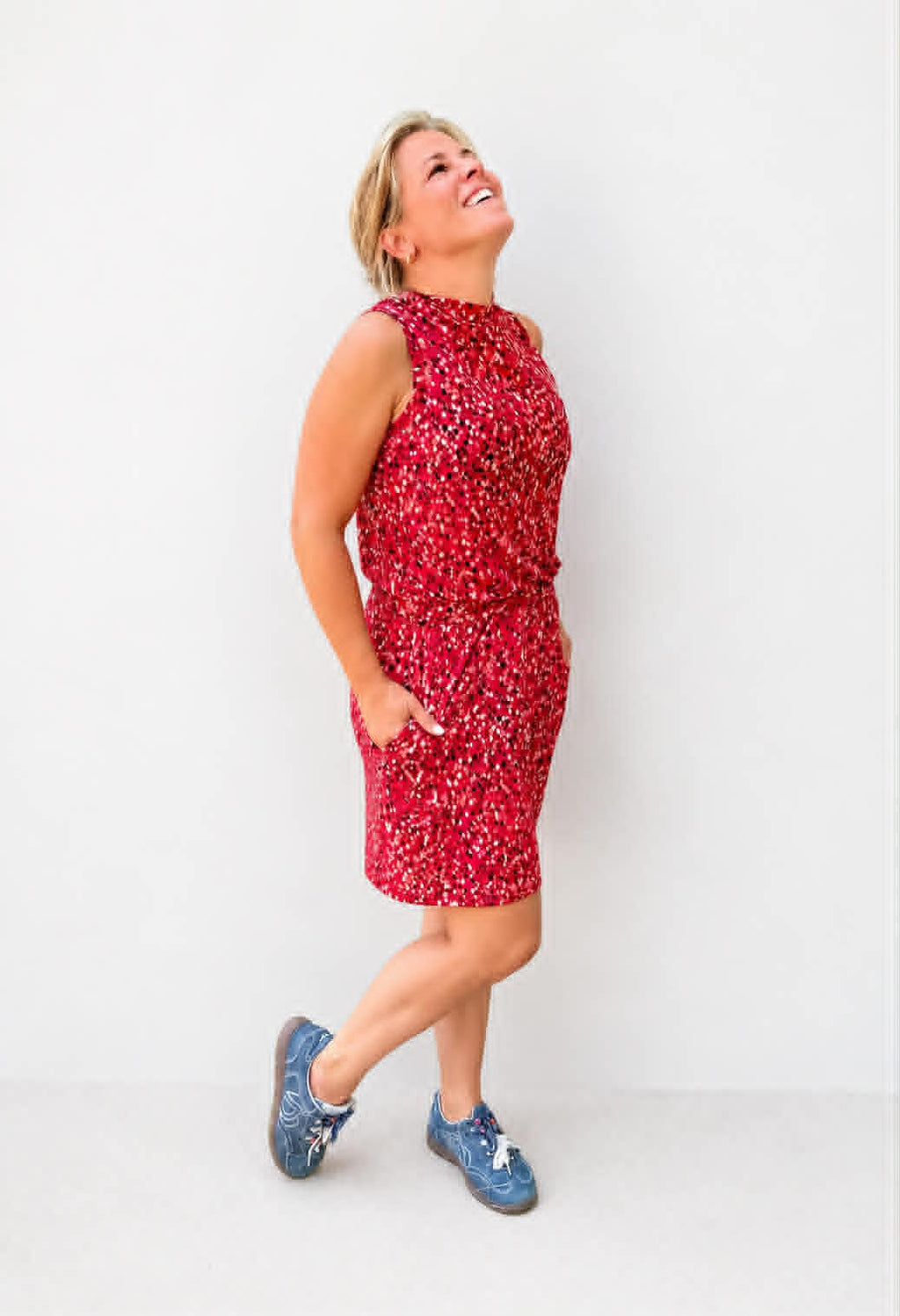 KSL Robe Lauria - Robe sans manche avec col haut et élastique à la taille