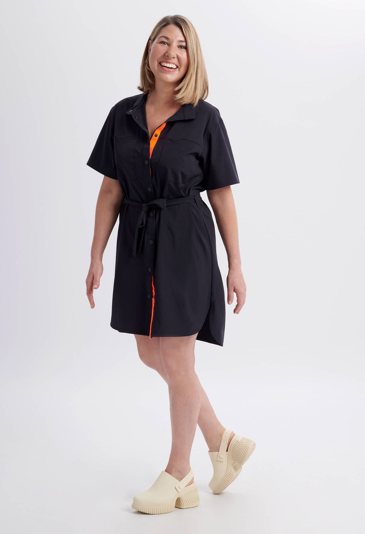KSL Robe Olie - Robe chemise avec ceinture