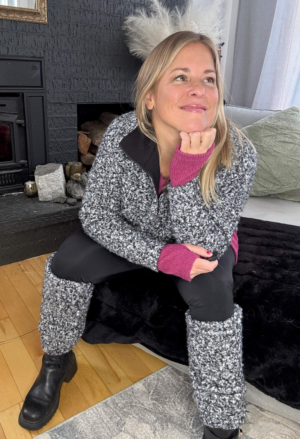 KSL2 Accessoire Gris / Unique Charlotte - Jambières bouclées