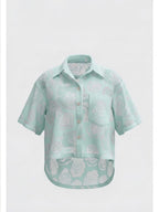 KSL2 Chandail Roselyne - Blouse fleurie translucide