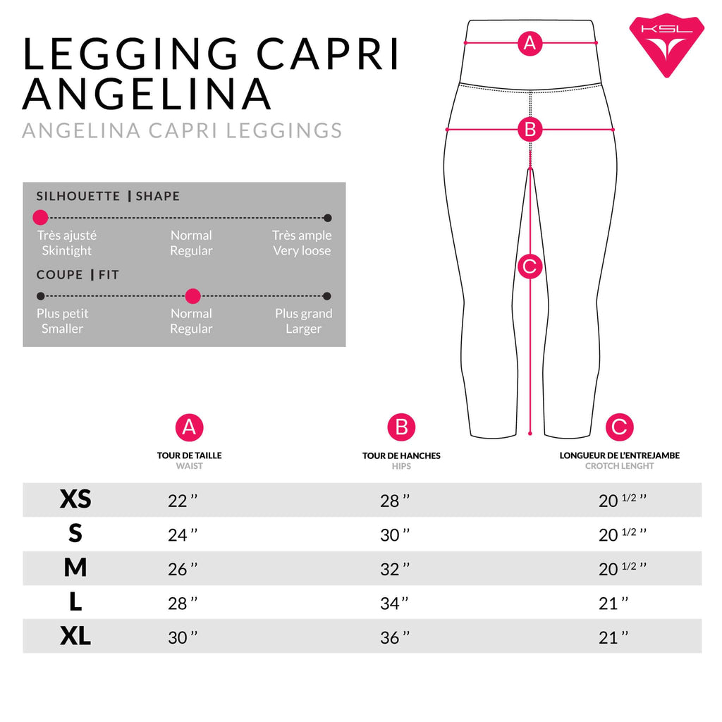 KSL2 Legging Angelina - Legging Capri noir