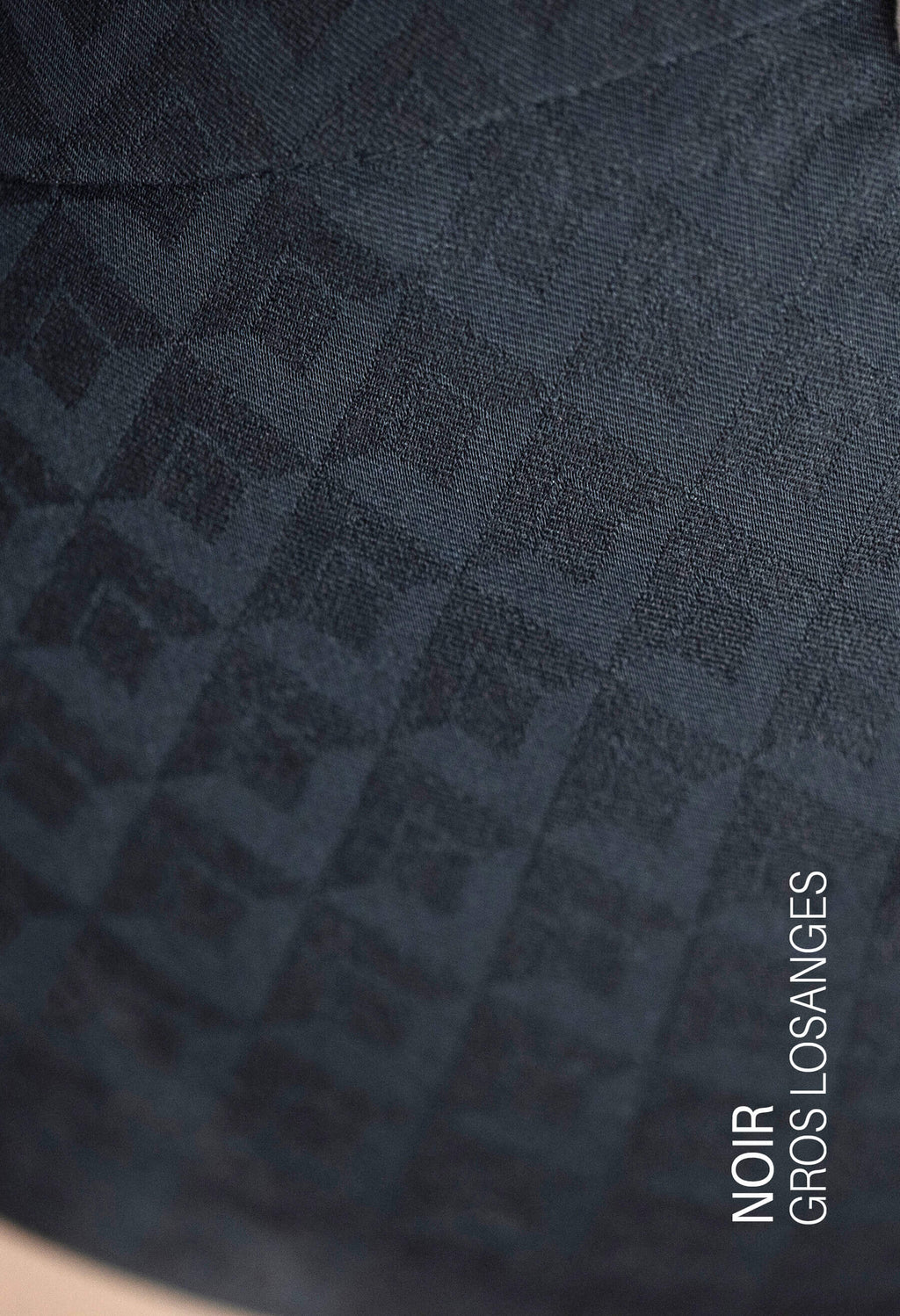 KSL2 Pantalon Noir -  Gros losanges / XS Sasha - Pantalon texturé