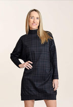 KSL2 Robe Gris - Carreau / XS Danielle - Robe ballon