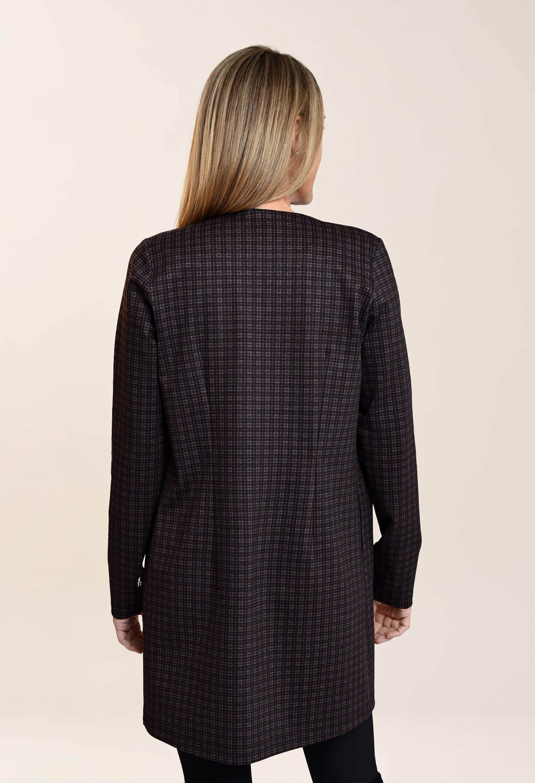 KSL2 Veste Juliana- Veste longue et élégante avec poches latérales