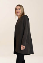 KSL2 Veste Olive / XS Juliana- Veste longue et élégante avec poches latérales